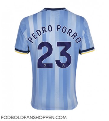 Tottenham Hotspur Pedro Porro #23 Udebanetrøje 2024-25 Kortærmet